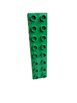 Lego Duplo Basic construction brick 2x8 (4199) green