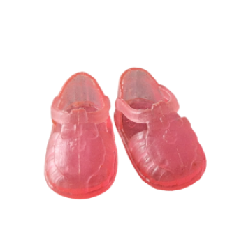Shelly shoes pink transparent 90s