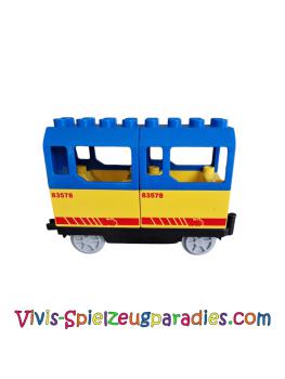 Lego Duplo Eisenbahn Waggon Passagier (5 Teile)