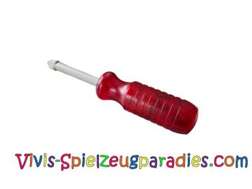 Lego Duplo, Toolo screwdriver (dt001c01) trans red