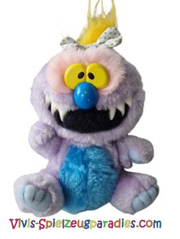 Kuddlee Uglee My Pet Monster Plüschtier 6" lila mit blauen Füßen