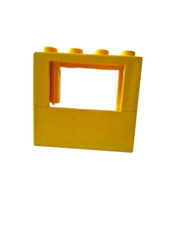 Lego Duplo house window door frame 2x4x3 half door cutout without door leaf Door Frame (x978) yellow