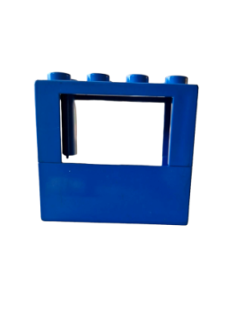 Lego Duplo Haus Fenster Tür Rahmen  2x4x3 halber Tür Ausschnitt ohne Tür Blatt Door Frame (x978) blau