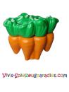 Lego Duplo Carrots with Green Leaves (23230pb01)